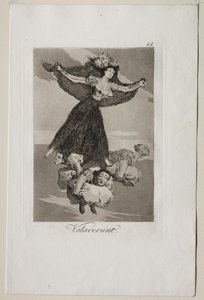 Caprichos: eles voaram. de Francisco de Goya