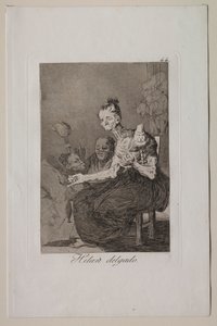 Caprichos: eles giram finamente de Francisco de Goya