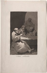 Caprichos: Eles são quentes. de Francisco de Goya