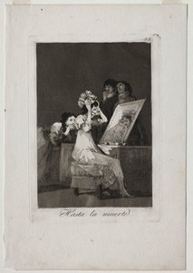 Caprichos: Até a morte, 1799. de Francisco de Goya