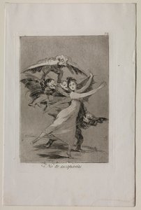 Caprichos: Você não vai escapar. de Francisco de Goya