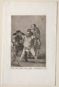 Caprichos: Você entende ... Bem, como eu digo ... eh! Tenha cuidado! De outra forma.... de Francisco de Goya