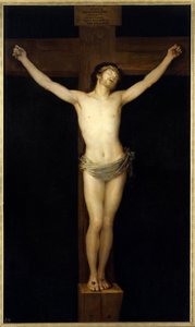 Cristo Crucifica Pintura de Francisco de Goya (1746-1828) Sol do século XIX. 2,55 x 1,54 m Madrid. Musee Du Prado - O Cristo Crucificado. Pintura de Francisco de Goya y Lucientes (1746-1828) de Francisco de Goya