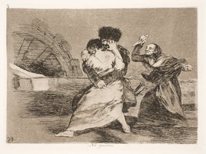 Não vão (9) de Francisco de Goya