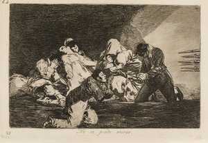Não é para ver (26) de Francisco de Goya