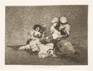 São as mulheres que dão coragem (4) de Francisco de Goya