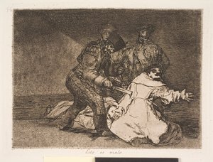 É ruim (46) de Francisco de Goya