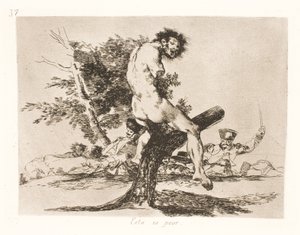 Isso é pior (37) de Francisco de Goya