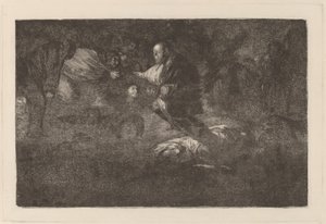 Deus os cria e eles se unem (Deus os cria e eles se unem) de Francisco de Goya
