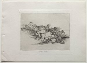 Desastres de guerra: sempre acontece, 1810-1820. de Francisco de Goya