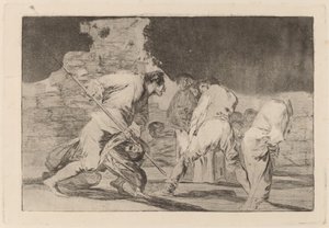 Disparate furioso (Furious Folly) de Francisco de Goya