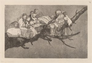 Ridículo díspar (loucura ridícula) de Francisco de Goya