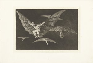 Uma forma de voar
Mono de volar
Los Disparates (Os Provérbios) (título da série)
Los Proverbios (Os Provérbios) (título da série) de Francisco de Goya
