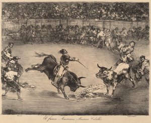 O famoso americano, Mariano Ceballos (The Famous American, Mariano Ceballos) de Francisco de Goya