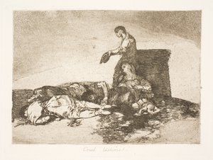 Miséria! (48) de Francisco de Goya