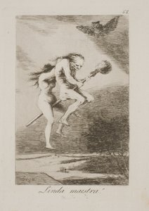Um belo professor mestre de Francisco de Goya