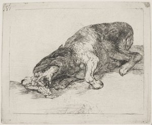 Um monstro selvagem (81) de Francisco de Goya