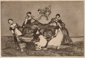«Disparate Feminino», da série «Los Disparates» de Francisco de Goya