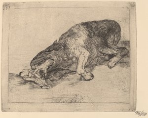 Monstro feroz! (Monstro feroz!) de Francisco de Goya