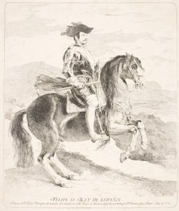 Filipe IV, rei da Espanha, a cavalo de Francisco de Goya