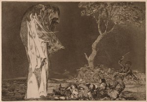 «Folly of Fear» (Disparate de medo), da série «Los Disparates» de Francisco de Goya