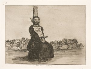 Por uma faca (34) de Francisco de Goya