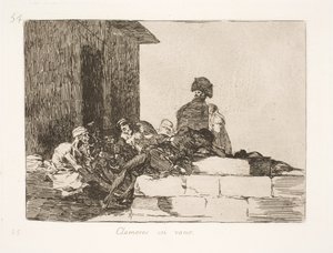 Queixa vã (54) de Francisco de Goya