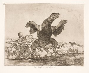 O Abutre (76) de Francisco de Goya