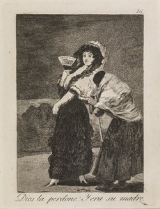 Deus a perdoe: A mendiga era sua mãe de Francisco de Goya