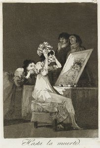 Até a morte, 1799 (gravura, drypoint e aquatinta) de Francisco de Goya