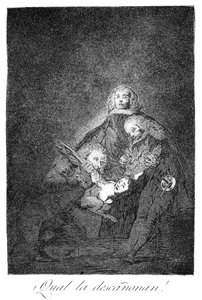 Como eles a arrancam !, 1799 de Francisco de Goya