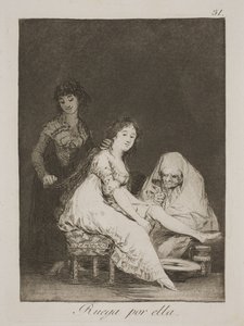 Ela reza por ela de Francisco de Goya