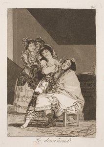 Ela esfola ele de Francisco de Goya