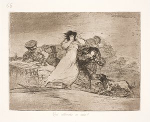 O que significa essa confusão? (65) de Francisco de Goya