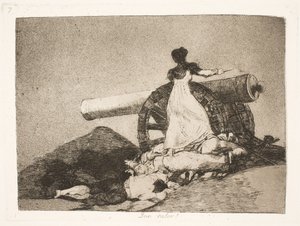 Que heroísmo! (7) de Francisco de Goya