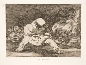Que loucura! (68) de Francisco de Goya