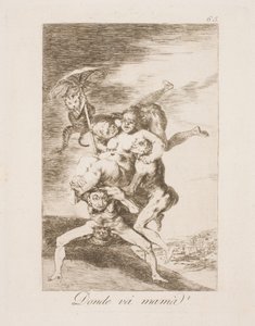 Onde a mamãe vai? de Francisco de Goya