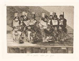 Ninguém sabe por que (35) de Francisco de Goya