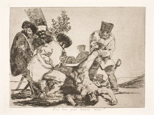 Pode-se fazer mais? (33) de Francisco de Goya