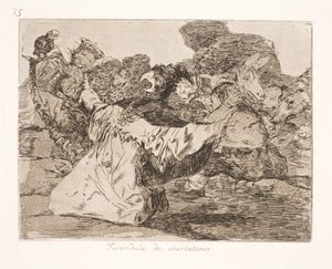 A Dança Redonda do Quack (75) de Francisco de Goya