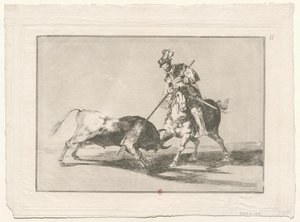 A tauromaquia, n.º 11 de Francisco de Goya