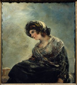 La laitiere de Bordeaux Pintura de Francisco De Goya (1746-1828) 1827. Dim. 0,74 x 0,68 m. Madrid. Musee Du Prado - A Milkmaid de Bordeaux. Pintura de Francisco de Goya (1746-1828) 1827. 0,74 x 0,68 m. Museu do Prado, Madrid. de Francisco de Goya