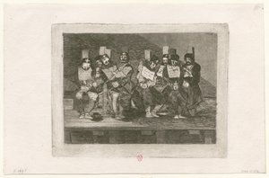 Os desastres da guerra, prancha 35: Não se pode saber porquê de Francisco de Goya