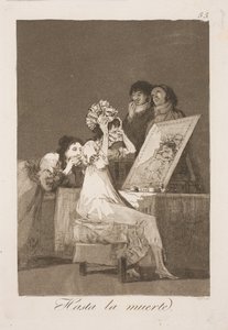 Até a sua morte de Francisco de Goya