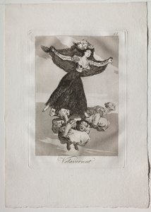 Oitenta Caprichos: Volaverunt de Francisco de Goya