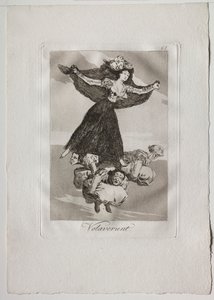 Oitenta Caprichos: Volaverunt, 1793-1798. de Francisco de Goya
