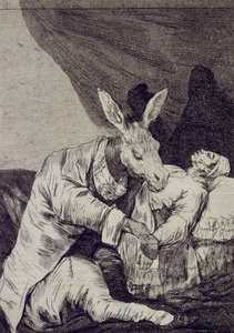 De que mal ele morrerá Capricho No 40 de Francisco de Goya