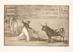 A origem dos arpões ou banderillas de Francisco de Goya