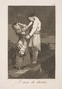 Em busca de dentes de Francisco de Goya