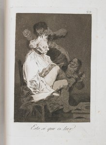 Prato de Los Caprichos, 1797-1798 de Francisco de Goya
